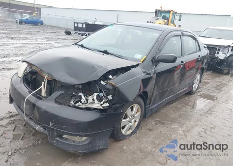 2008 Toyota Corolla S from USA, damaged, VIN 2T1BR32E88C900204